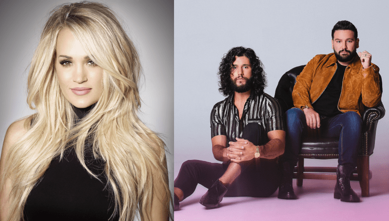Dan + Shay Carrie Underwood American Music Awards